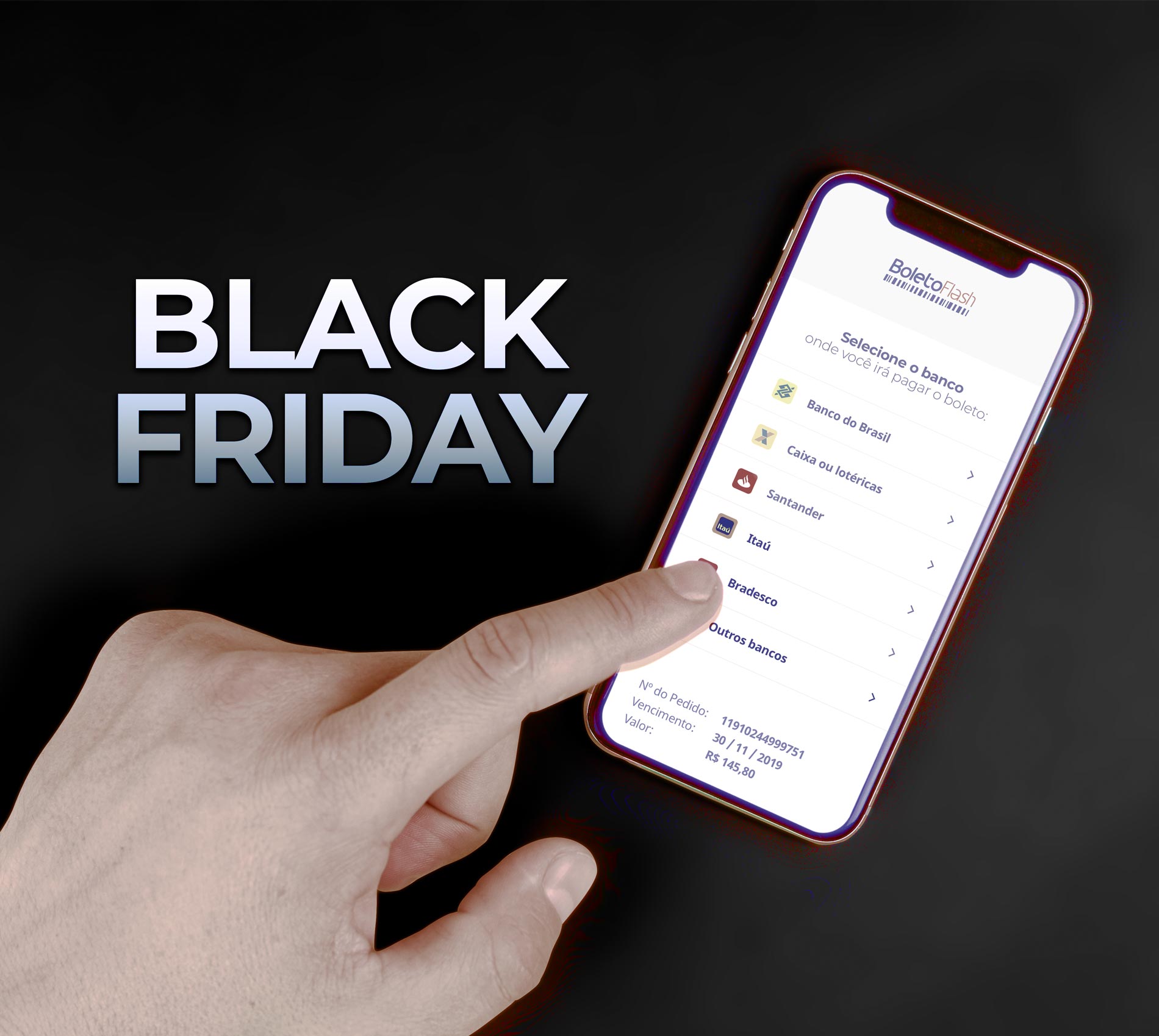 Black Friday 2018: Boleto Flash® cresce 165,7%