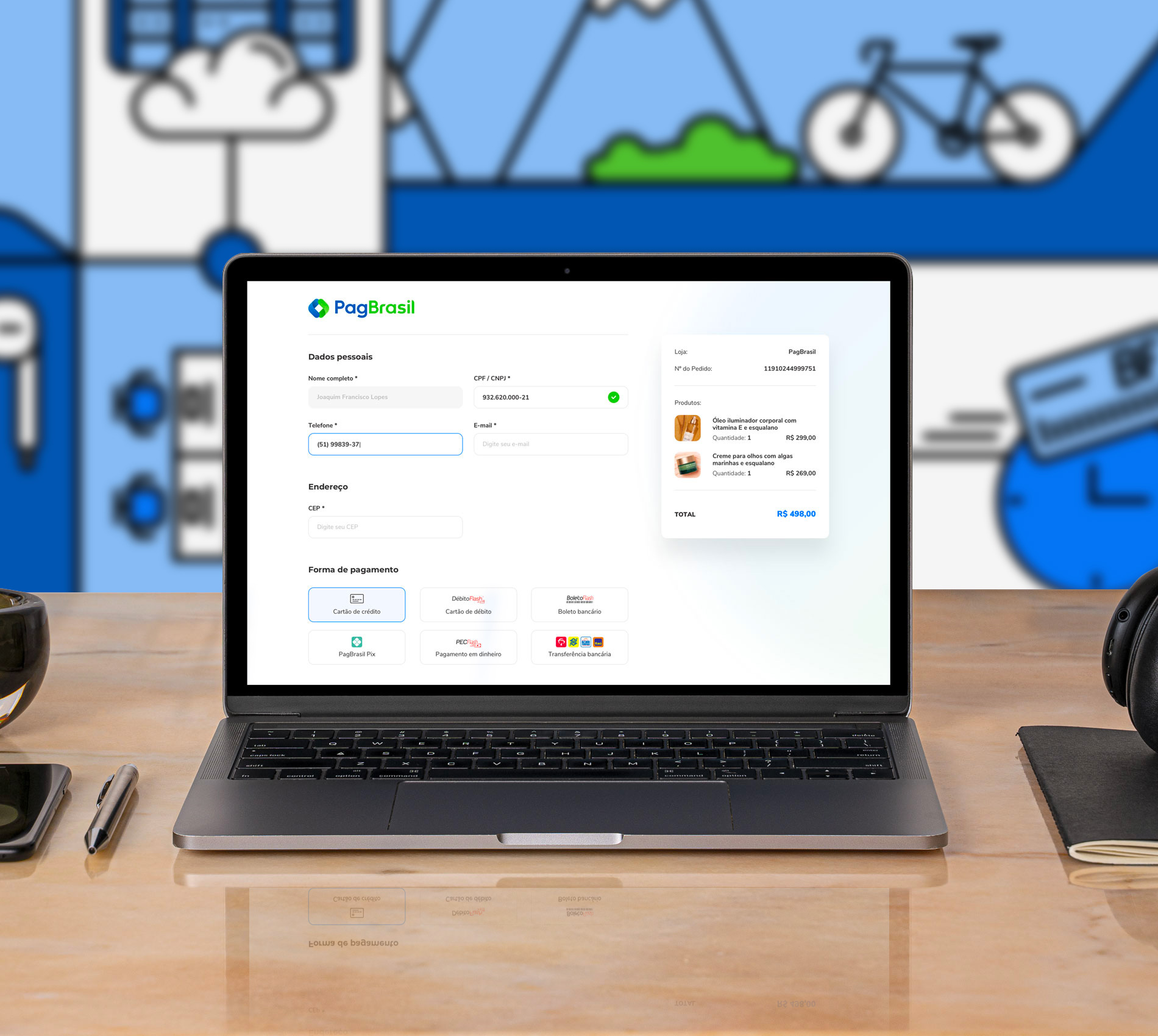 O link de pagamento está de cara nova – e com novas funcionalidades!