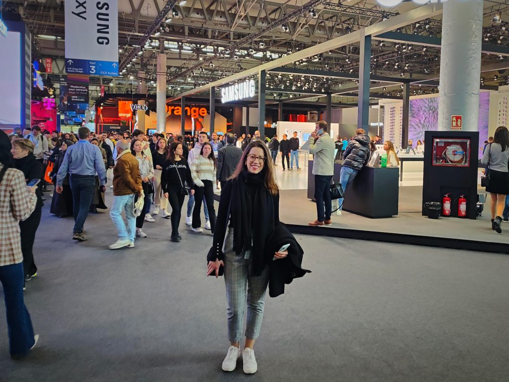 PagBrasil's International Account Manager Marina Scomazzon at MWC Barcelona 2023